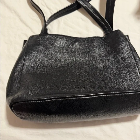 Valentino Black Leather Tote with Tassel - Picture 5 of 9